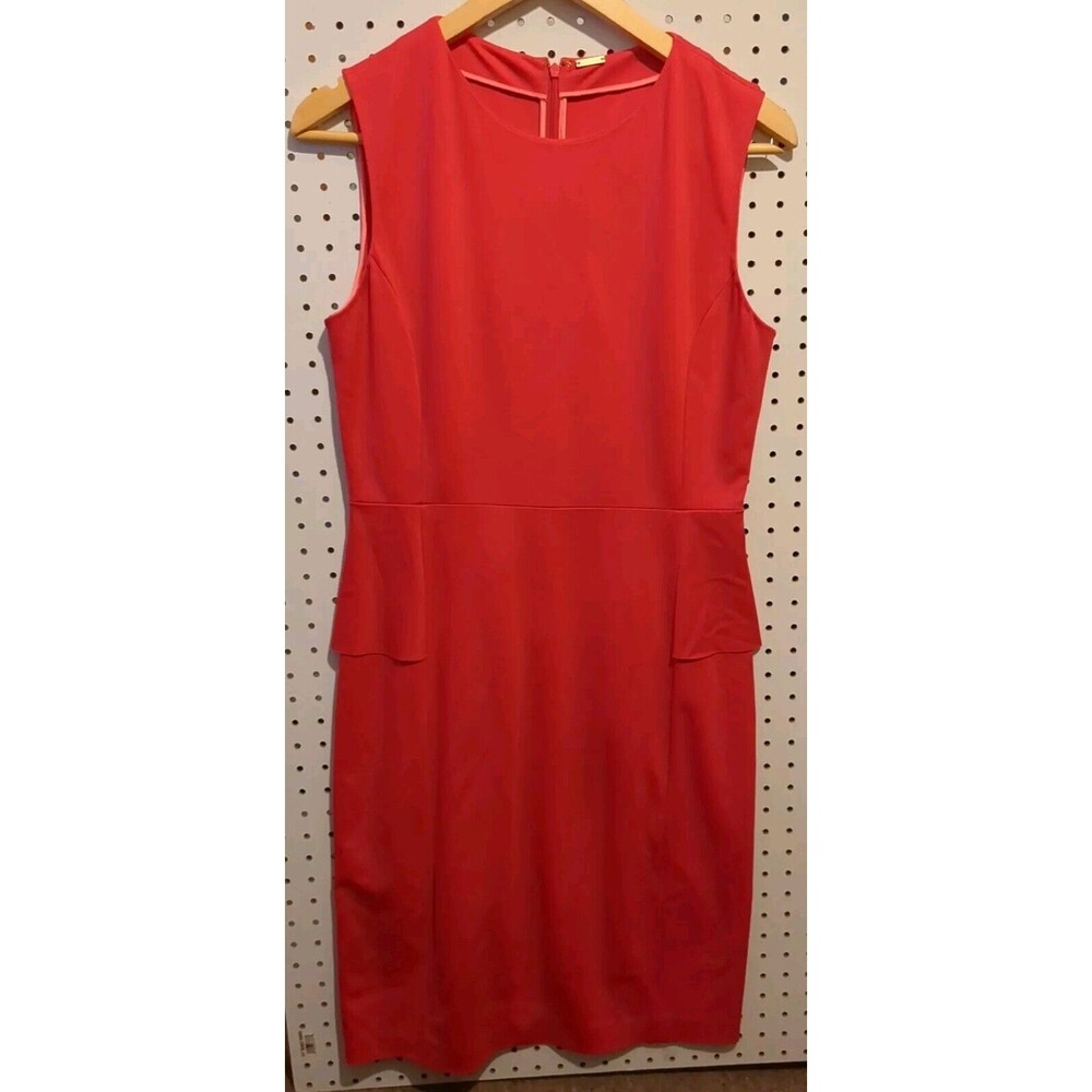 Elie Tahari Medium Dress Dark Pink Sleeveless